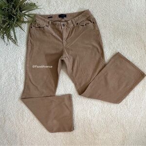 Talbots Petites Curvy Fit Flare Corduroy
Pants Tan/Brown Women's Size 12P